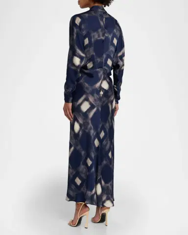 JBQ Celine Tie-Front Maxi Dress | Thumbnail 2