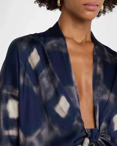 JBQ Celine Tie-Front Maxi Dress | Thumbnail 4