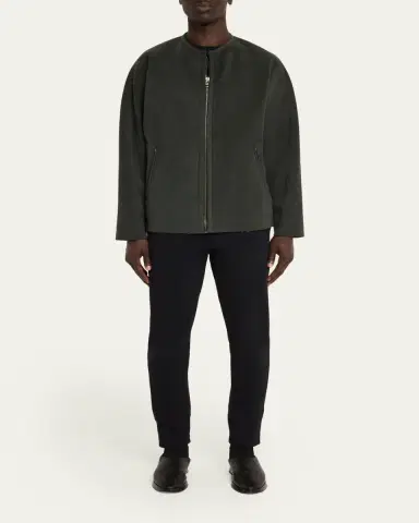 IM MEN Men's Ultra Boa Faux Suede Full-Zip Blouson | Thumbnail 2