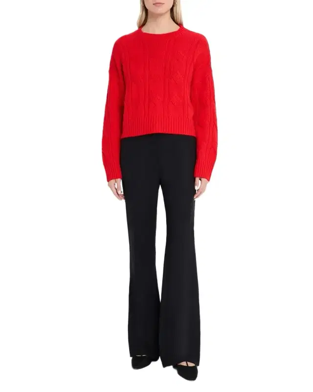 Tristan Cable-Knit Cashmere Sweater