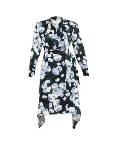 Stella McCartney Floral-Print Handkerchief Midi Shirtdress | Thumbnail 1