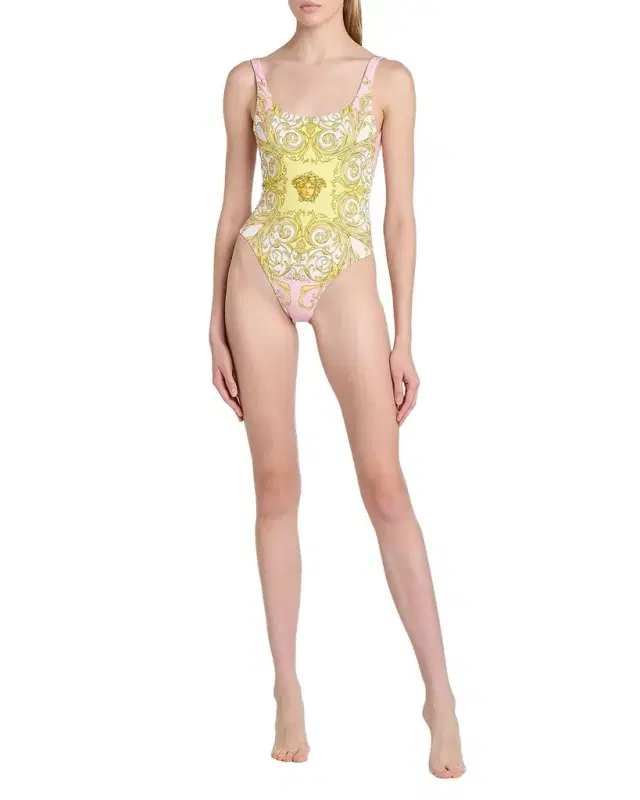Medusa Low-Back One-Piece Swimsuit