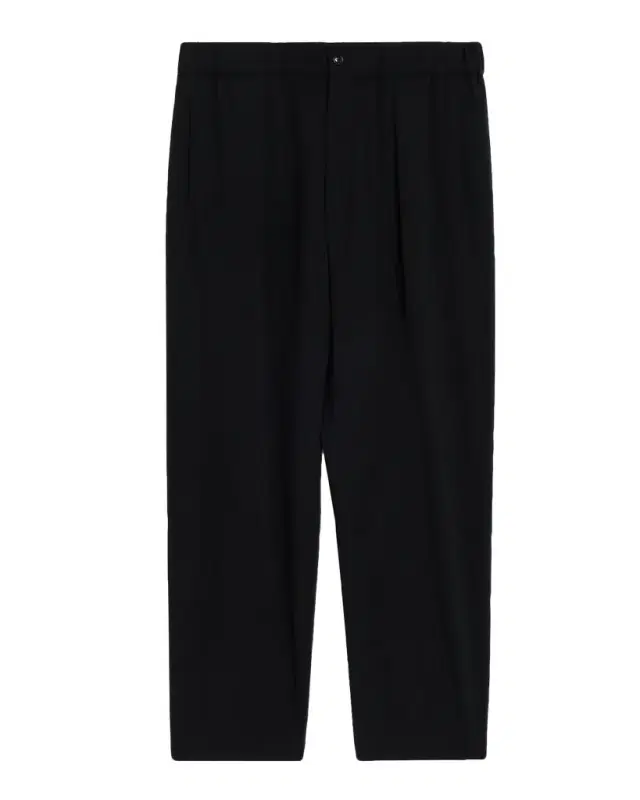 Men 's Wool Relaxed Fit Pleated Pants