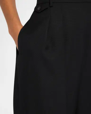 Khaite Dugan Pleated Tapered-Leg Ankle Pants | Thumbnail 5 Khaite Dugan Pleated Tapered-Leg Ankle Pants | Thumbnail 5