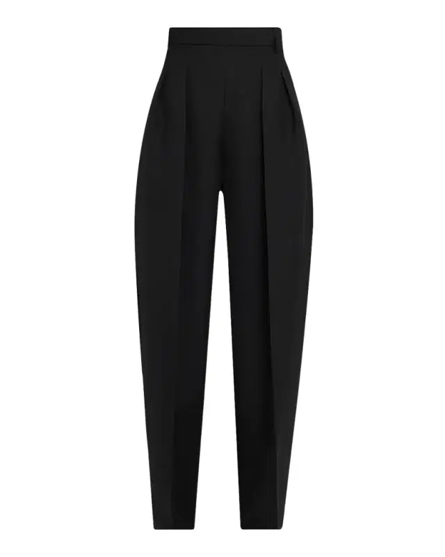 Dugan Pleated Tapered-Leg Ankle Pants