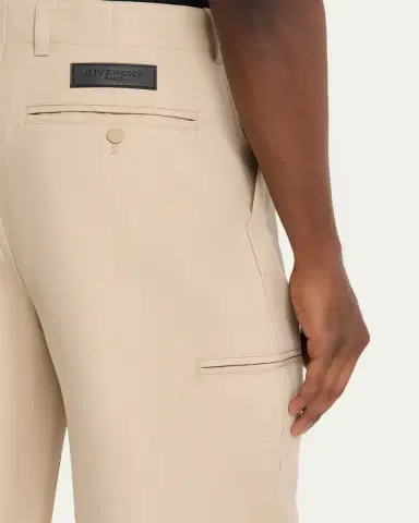 Givenchy Men's Cotton Gabardine Wide-Leg Pants | Thumbnail 5