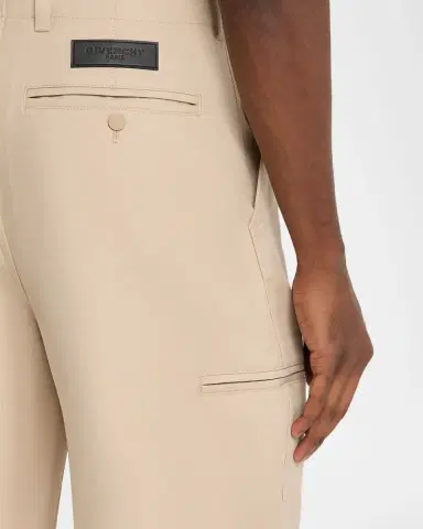 Givenchy Men's Cotton Gabardine Wide-Leg Pants | Thumbnail 9