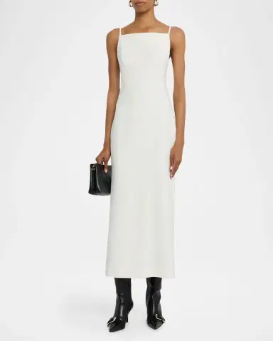 Givenchy Square Neckline Sleeveless Long Dress | Thumbnail 3