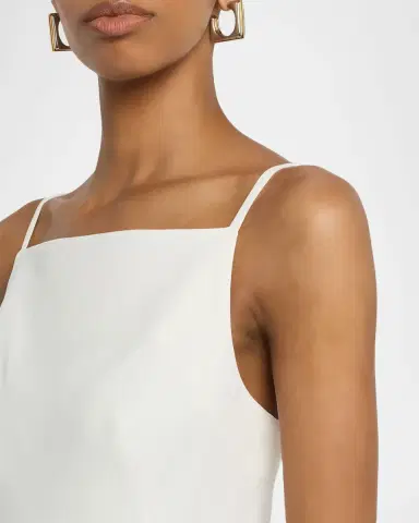 Givenchy Square Neckline Sleeveless Long Dress | Thumbnail 4