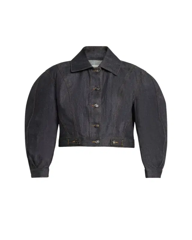 Givenchy Reversed Raw Denim Cocoon Jacket