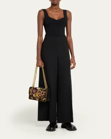 Valentino Garavani Beaded Floral-Embroidered Shoulder Strap | Thumbnail 5