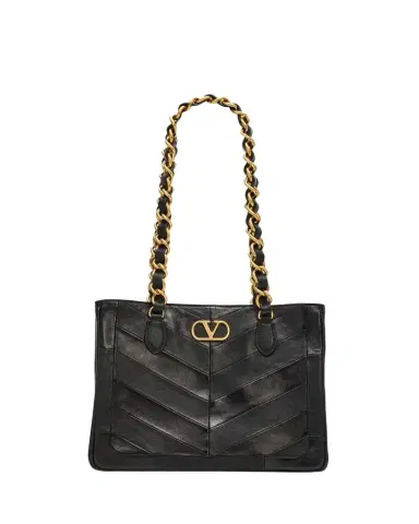 Valentino Garavani Laseine Small Nappa Leather Shopping Bag | Thumbnail 1 Valentino Garavani Laseine Small Nappa Leather Shopping Bag | Thumbnail 1