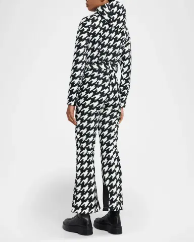 Perfect Moment Tignes Houndstooth Hooded Ski Suit | Thumbnail 2 Perfect Moment Tignes Houndstooth Hooded Ski Suit | Thumbnail 2