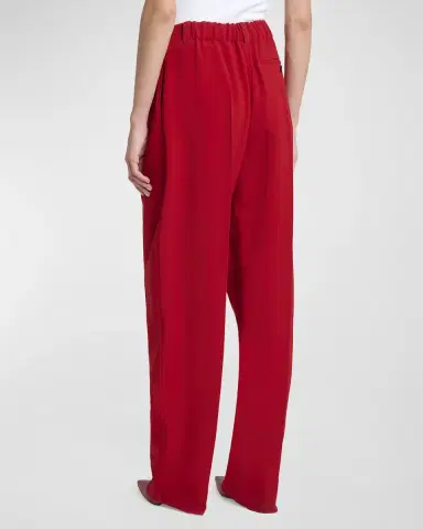Givenchy Double Pleated Straight-Leg Ankle Trousers | Thumbnail 7