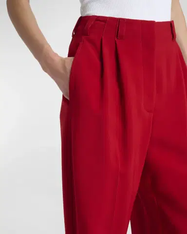 Givenchy Double Pleated Straight-Leg Ankle Trousers | Thumbnail 9