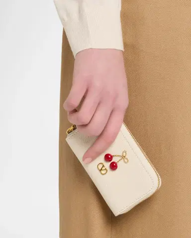 Valentino Garavani Cherryfic Calfskin Wallet | Thumbnail 2 Valentino Garavani Cherryfic Calfskin Wallet | Thumbnail 2