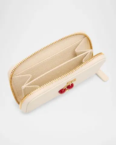 Valentino Garavani Cherryfic Calfskin Wallet | Thumbnail 3 Valentino Garavani Cherryfic Calfskin Wallet | Thumbnail 3