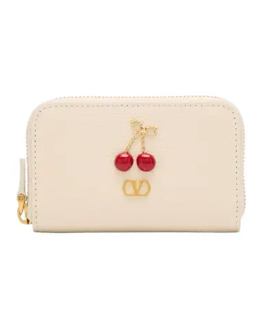 Valentino Garavani Cherryfic Calfskin Wallet | Thumbnail 1 Valentino Garavani Cherryfic Calfskin Wallet | Thumbnail 1