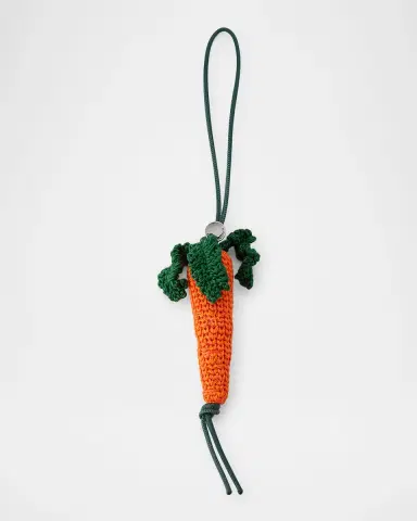 JW Anderson Hand-Crocheted Carrot Bag Charm | Thumbnail 3 JW Anderson Hand-Crocheted Carrot Bag Charm | Thumbnail 3
