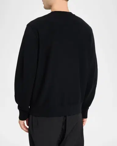 Givenchy Men's Couture Seam Fleece Logo Sweatshirt | Thumbnail 2 Givenchy Men's Couture Seam Fleece Logo Sweatshirt | Thumbnail 2