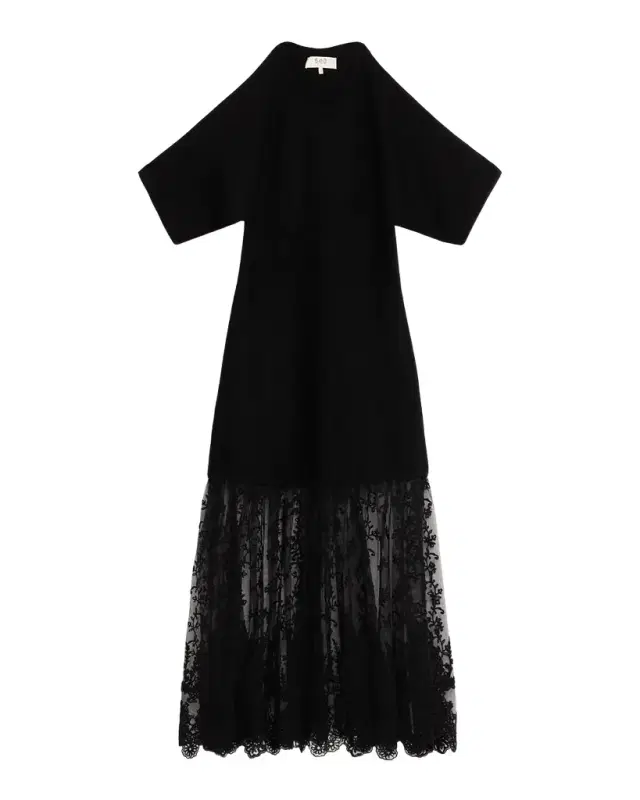Diane Knit Lace Midi Dress