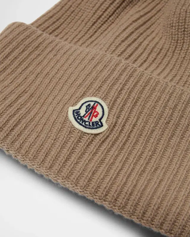 Moncler Ribbed Wool Beanie