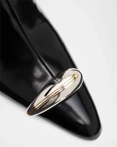 Tory Burch Pierced Leather Ankle Boots | Thumbnail 5 Tory Burch Pierced Leather Ankle Boots | Thumbnail 5