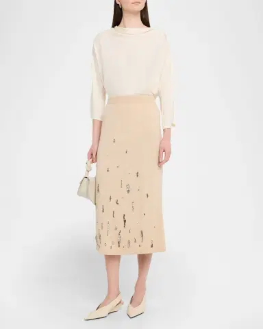 Fabiana Filippi Fluid Cowl-Neck Top | Thumbnail 2