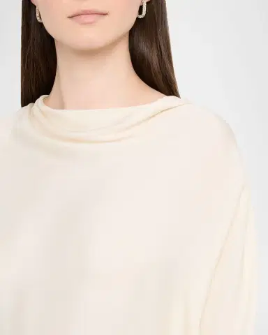 Fabiana Filippi Fluid Cowl-Neck Top | Thumbnail 5