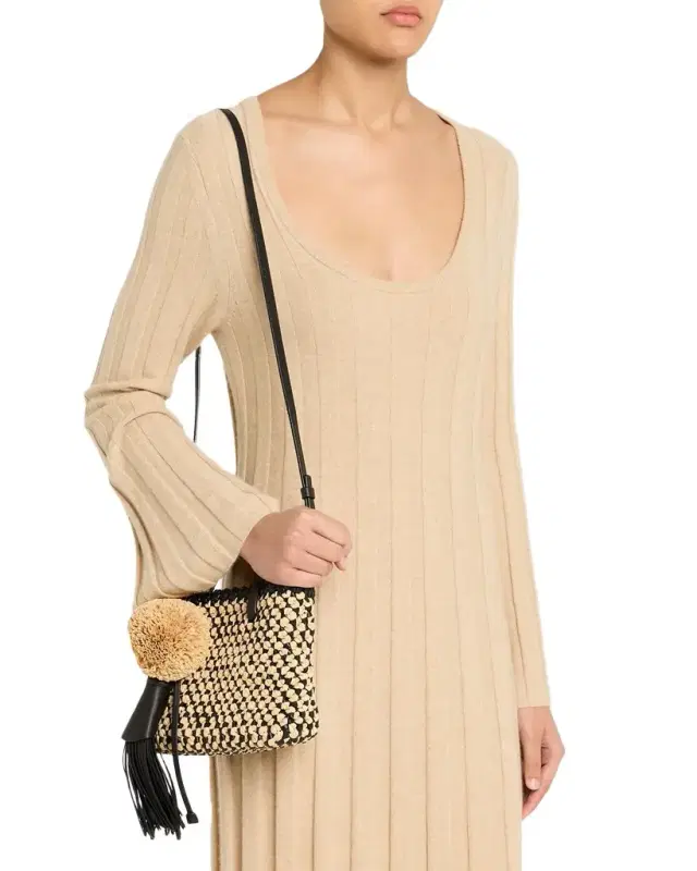 Ulla Johnson Raffia Mini Crossbody Bag