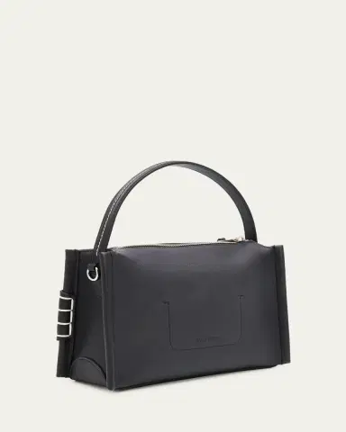 JW Anderson Small Loafer Leather Top-Handle Bag | Thumbnail 3