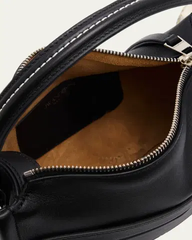 JW Anderson Small Loafer Leather Top-Handle Bag | Thumbnail 4