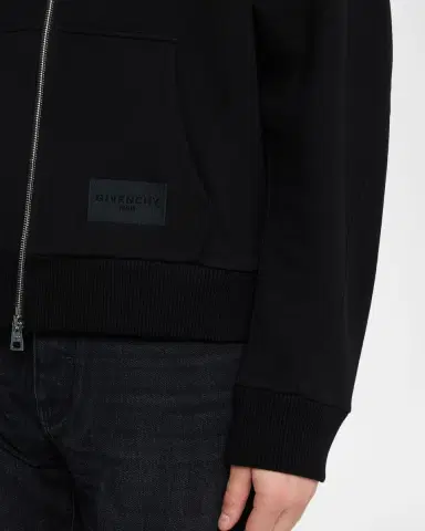 Givenchy Men's Couture Seam Scuba Zipped Hoodie | Thumbnail 4 Givenchy Men's Couture Seam Scuba Zipped Hoodie | Thumbnail 4