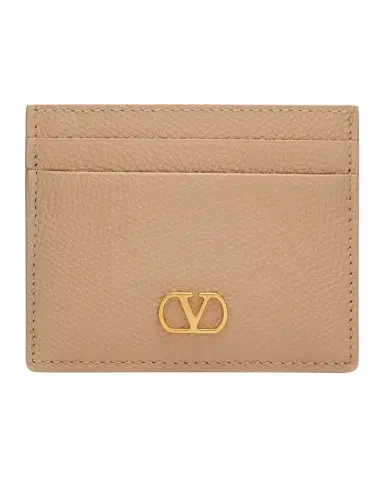 Valentino Garavani VLogo Signature Leather Card Holder | Thumbnail 1 Valentino Garavani VLogo Signature Leather Card Holder | Thumbnail 1