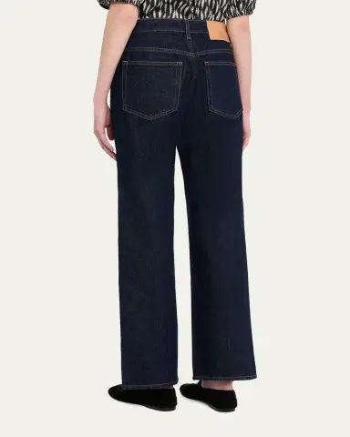 Ulla Johnson The Agatha Straight-Leg Pintuck Jeans | Thumbnail 3 Ulla Johnson The Agatha Straight-Leg Pintuck Jeans | Thumbnail 3