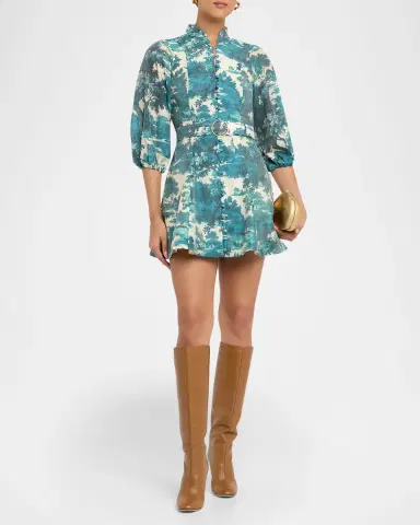 Mestiza New York Valencia Belted Mini Dress | Thumbnail 2 Mestiza New York Valencia Belted Mini Dress | Thumbnail 2