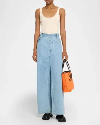 JW Anderson Anchor Small Cotton Canvas Tote Bag | Thumbnail 5 JW Anderson Anchor Small Cotton Canvas Tote Bag | Thumbnail 5
