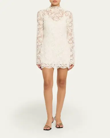 A.L.C. Eden Lace Mini Dress | Thumbnail 2 A.L.C. Eden Lace Mini Dress | Thumbnail 2