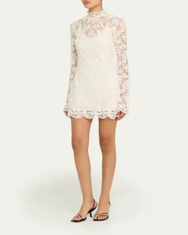 A.L.C. Eden Lace Mini Dress | Thumbnail 4 A.L.C. Eden Lace Mini Dress | Thumbnail 4