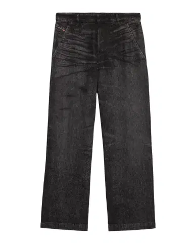 Diesel Men 's D-Eber-FSH6 Straight-Leg Stonewash Denim Jeans | Thumbnail 1 Diesel Men 's D-Eber-FSH6 Straight-Leg Stonewash Denim Jeans | Thumbnail 1