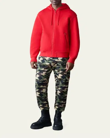 Mackage Men's Krystos Double-Face Jersey Hoodie | Thumbnail 2 Mackage Men's Krystos Double-Face Jersey Hoodie | Thumbnail 2
