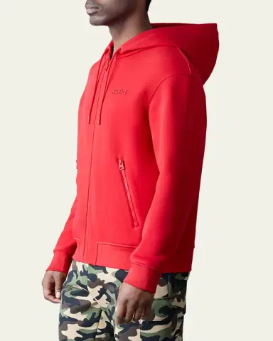 Mackage Men's Krystos Double-Face Jersey Hoodie | Thumbnail 4 Mackage Men's Krystos Double-Face Jersey Hoodie | Thumbnail 4