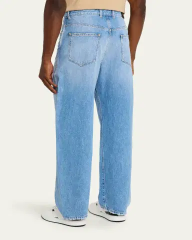 Givenchy Men's Stone-Washed Barrel-Leg Jeans | Thumbnail 3 Givenchy Men's Stone-Washed Barrel-Leg Jeans | Thumbnail 3