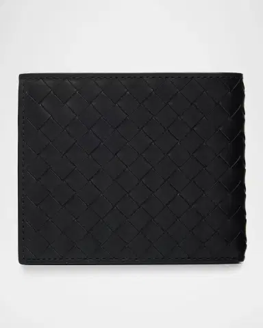 Bottega Veneta Men's Intrecciato Calfskin Bifold Wallet | Thumbnail 4 Bottega Veneta Men's Intrecciato Calfskin Bifold Wallet | Thumbnail 4
