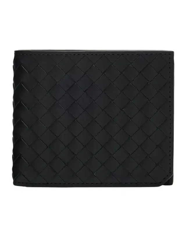Bottega Veneta Men 's Intrecciato Calfskin Bifold Wallet