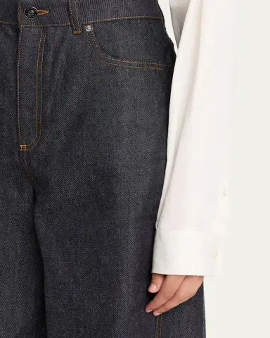 Givenchy Denim Barrel-Leg Cocoon Pants | Thumbnail 5 Givenchy Denim Barrel-Leg Cocoon Pants | Thumbnail 5