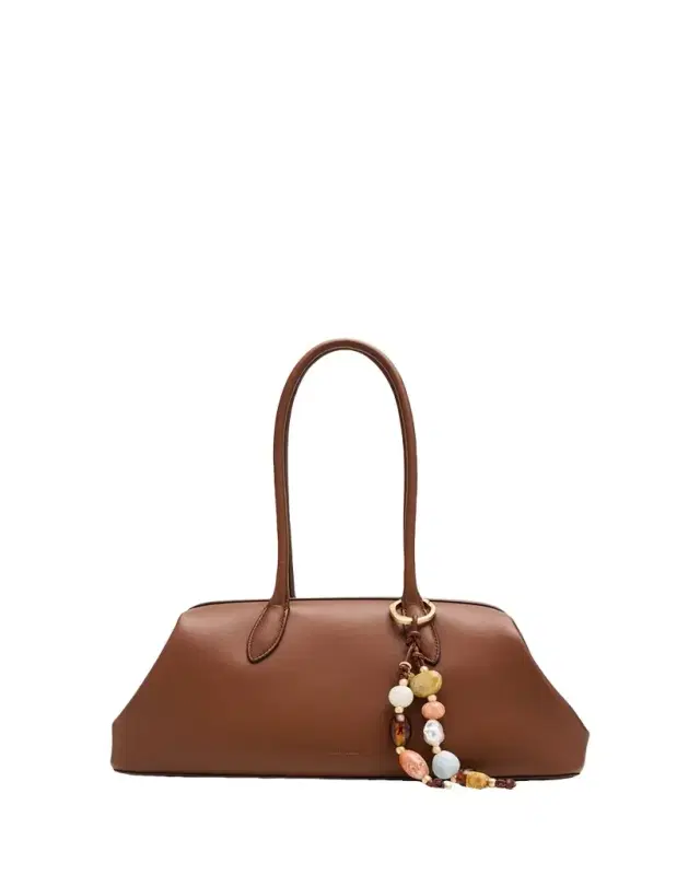 Cult Gaia Raia Leather Satchel Shoulder Bag