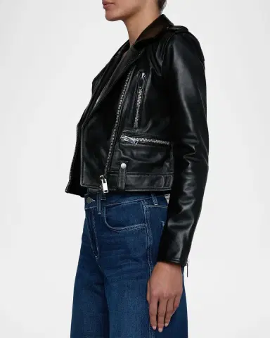 L'Agence Blakely Leather Biker Jacket | Thumbnail 4 L'Agence Blakely Leather Biker Jacket | Thumbnail 4