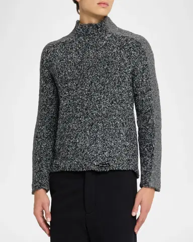 Diesel en 's K-Erland Boucle-Knit Funnel Neck Sweater | Thumbnail 4 Diesel en 's K-Erland Boucle-Knit Funnel Neck Sweater | Thumbnail 4