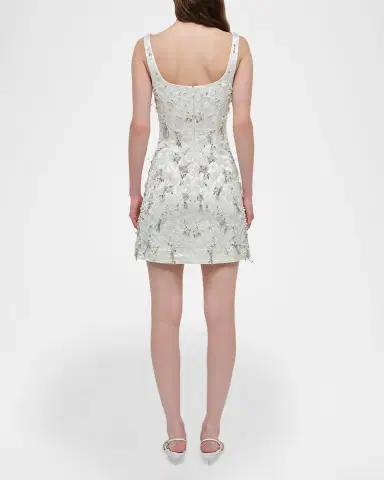 SIMKHAI Viva Embellished Sleeveless Mini Dress | Thumbnail 3 SIMKHAI Viva Embellished Sleeveless Mini Dress | Thumbnail 3